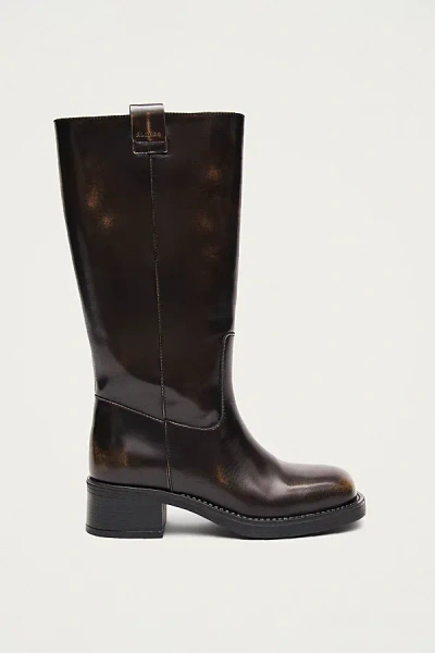 Alohas Sajan Leather Knee High Boot In Brown, Women's At Urban Outfitters
