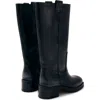 Alohas Sajan Round Toe Boot In Black