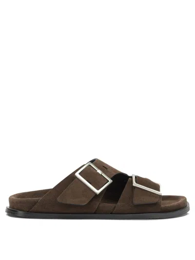 Alohas Brown Suede Sandals