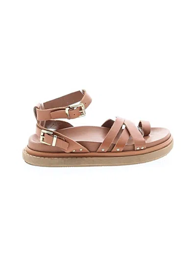 Pre-owned Alohas Sandals In Brown
