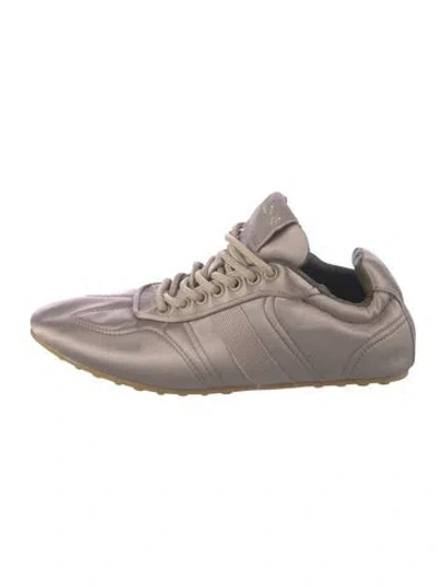 Pre-owned Alohas Satin Athletic Sneakers In Grey