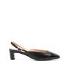 Alohas Woman Pumps Black Size 6.5 Leather In Black