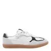 Alohas Leather Lace-up Sneakers In White