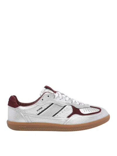 Alohas Silver Low-top Sneakers In White