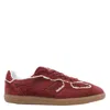 Alohas Tb.490 Crochet Burgundy Leather Sneakers Burgundy In Burgundy