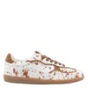 Alohas 'tb.490' Brown Low Top Sneakers With Embossed Logo On The Side And Perforated Details
