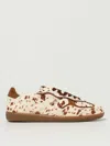 Alohas 'tb.490' Brown Low Top Sneakers With Embossed Logo On The Side And Perforated Details In Brown