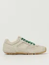 Alohas Tb.56 Suede Fuzzy Light Grey Leather Sneakers In Gray