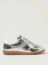 Alohas Rife Leather Lace-up Sneakers In Silver