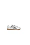Alohas Tb.490 Rife Shimmer Metallic Leather Sneakers In Silver