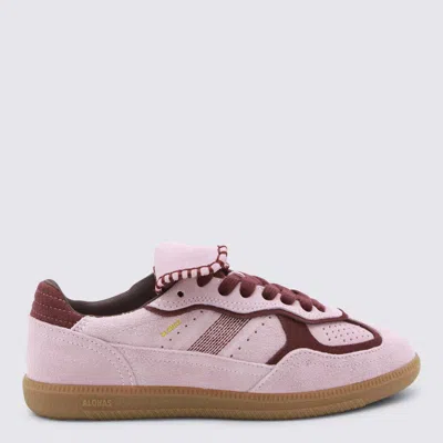Alohas Lace-up Panelled Sneakers In Pink