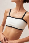 ALOHAS SOL CONTRAST BIKINI TOP IN WHITE, WOMEN'S AT URBAN OUTFITTERS