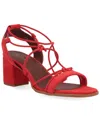 Alohas Sophie Leather Sandal In Red