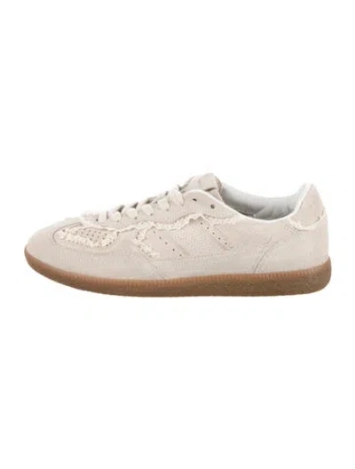 Pre-owned Alohas Suede Lace Pattern Sneakers In Neutrals