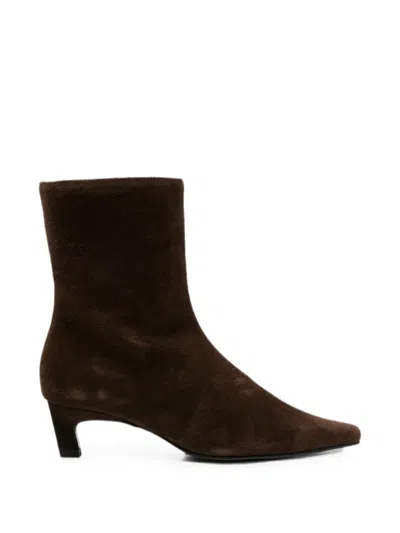 ALOHAS SUEDE POINTED-TOE ANKLE BOOTS