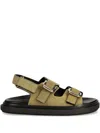 Alohas Suede Sandals In Suede Khaki