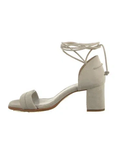 Pre-owned Alohas Suede Sandals In Neutrals