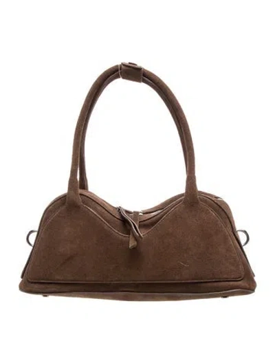 Pre-owned Alohas Suede Shoulder Bag In Brown