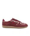 Alohas Burgundy Leather Tb 490 Crochet Sneakers In Brown