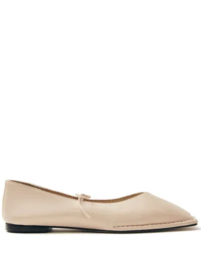 Alohas Sway Dancers In Leather In Beige