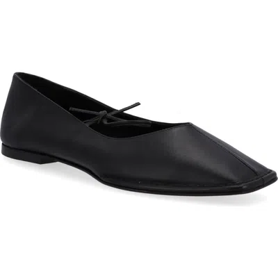 Alohas Sway Square Toe Ballet Flat In Black