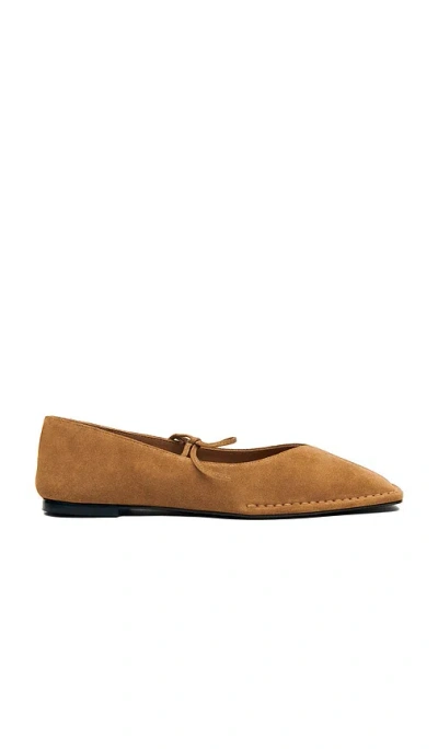 Alohas Sway Suede Ballet Flat In Brown