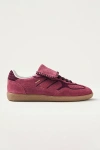 Alohas Tb.490 Club Suede Raspberry Leather Sneakers Raspberry In Raspberry And Burgundy