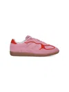 Alohas Tb.490 Rife Sea Pink Leather Sneakers In Pink