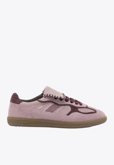 Alohas Tb. 490 Suede Low-top Sneakers In Purple