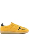 Alohas Tb.490 Rife Suede Fuzzy Sneakers In Yellow