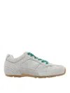 Alohas Tb.56 Suede Fuzzy Light Grey Leather Sneakers In Gray
