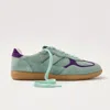 Alohas Tb.490 Low-top Suede Sneakers In Turquoise