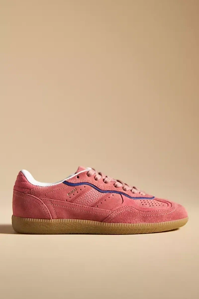 Alohas Tb.490 Rife Blue Leather Sneakers In Pink