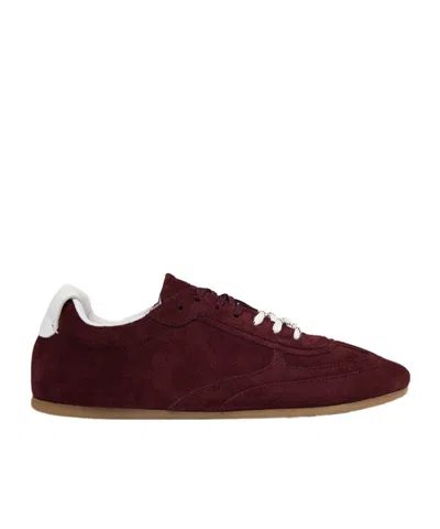 Alohas Tb.24 Suede Burgundy Leather Sneakers