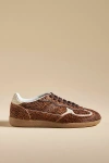 Alohas Womens Tb.490 Leopard-print Leather Low-top Trainers Soft Ta In Brown
