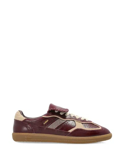 Alohas Tb490 Club Lace-up Panelled Sneakers In Burgundy