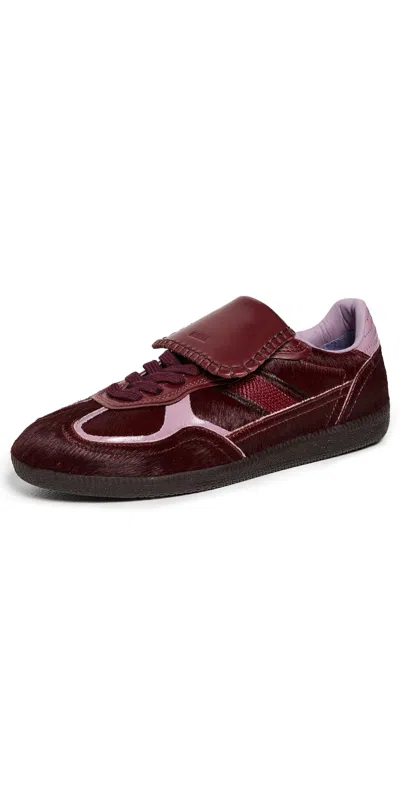 Alohas Tb.490 Club Soft Burgundy Leather Sneakers Burgundy In Brown