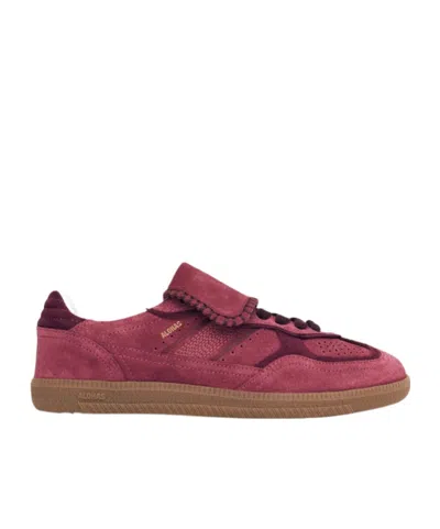 Alohas Tb.490 Club Suede Raspberry Leather Sneakers In Pink