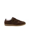 Alohas Tb.490 Leather Sneakers In Rife Chocolate Brown