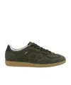Alohas Tb.490 Leather Sneakers In Rife Dusty Olive