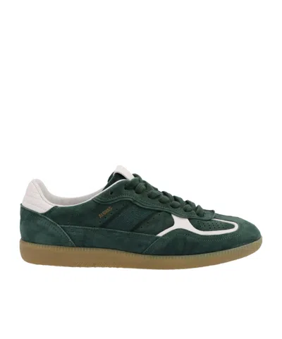 Alohas Tb.490 Suede Low-top Sneakers In Rife Forest Green