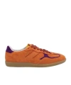 Alohas Tb.490 Rife Suede Low-top Sneakers In Orange