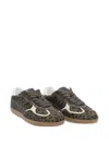 Alohas Tb.490 Leopard-print Low-top Sneakers In Brown