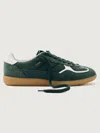 Alohas Tb.490 Suede Low-top Sneakers In Forest Green