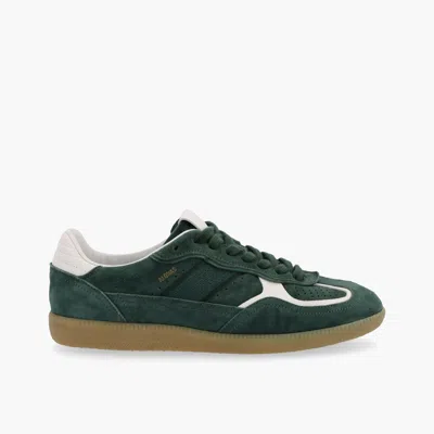 Alohas Tb.490 Suede Low-top Sneakers In Rife Forest Green