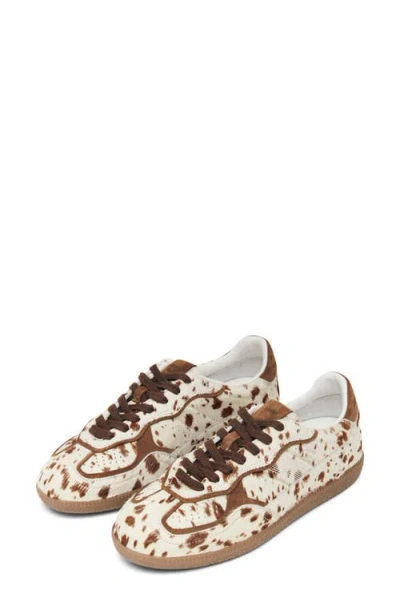 Alohas Tb.490 Rife Genuine Calf Hair Sneaker In Brown