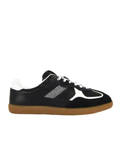 Alohas Tb.490 Rife Grain Black  White Leather Sneakers