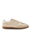 Alohas Tb.490 Rife Grain Cream Leather Sneakers In White