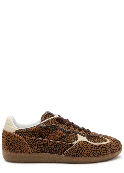 ALOHAS ALOHAS TB.490 RIFE LEOPARD-PRINT CALF HAIR SNEAKERS