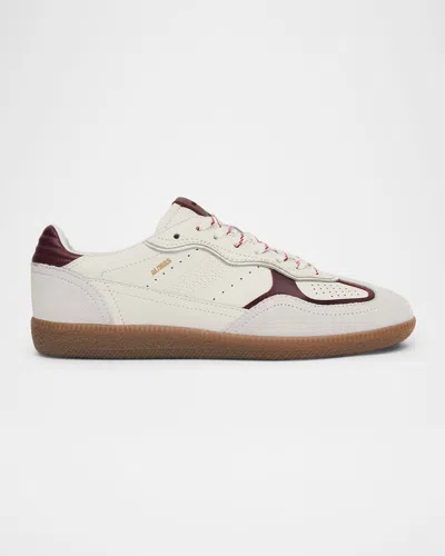 ALOHAS TB.490 RIFE MIXED GRAIN LEATHER LOW-TOP SNEAKERS